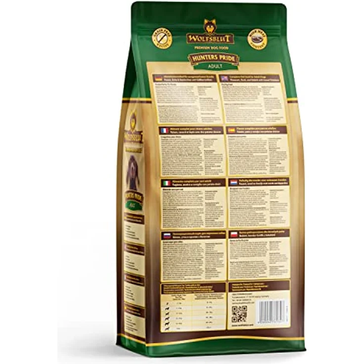 Wolfsblut Hunters Pride, Hunde-Trockenfutter mit Fasan, Ente, Kaninchen, Süßkartoffeln & Kürbis, 2 kg – Bild 2