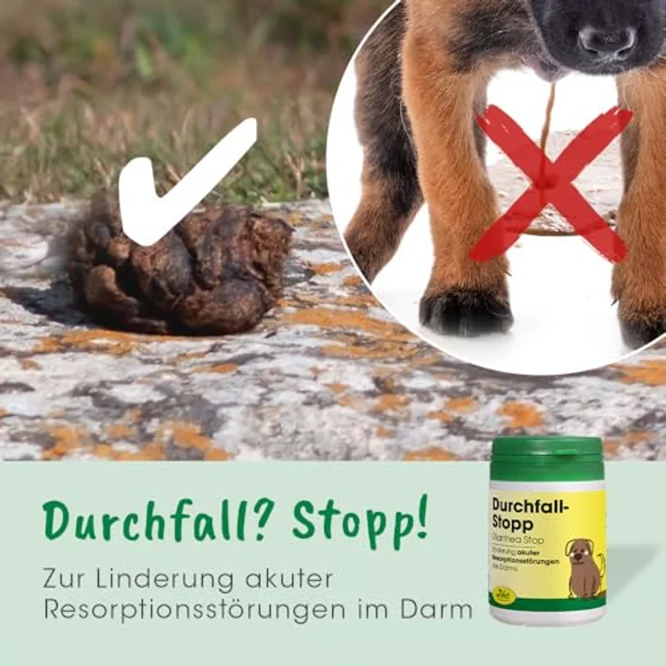 cdVet DurchfallStopp, 91 g Pulver zur Linderung bei akutem Durchfall mit präbiotischer Hefe – Bild 2