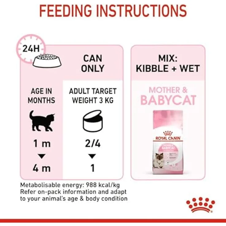 Royal Canin Mother & Babycat Mousse, 12 x 195 g, Alleinfuttermittel für Mutterkatzen und Welpen, unterstützt Abwehrkräfte und Gehirnentwicklung – Bild 5