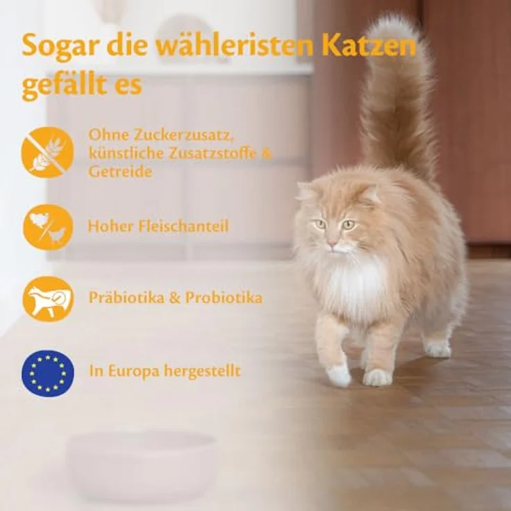 Wellness CORE Sterilised Original, Trockenfutter für sterilisierten Katzen, Pute & Huhn, 1,75 kg, getreidefrei, ohne Zuckerzusatz, hoher Fleischanteil, hemmt Haarballenbildung – Bild 5