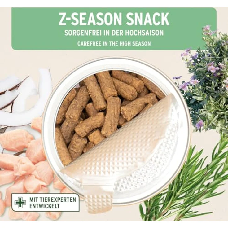 AniForte Z Season Snack für Hunde 300g | 100% natürlicher Funktionssnack mit Schwarzkümmel, Kokosöl und Zistrosenkraut, getreidefrei, Monoprotein, hochverdaulich – Bild 2