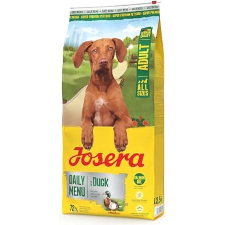 Josera Daily Menu Duck, Trockenfutter für ausgewachsene Hunde, glutenfrei, 12,5 kg – Bild 1