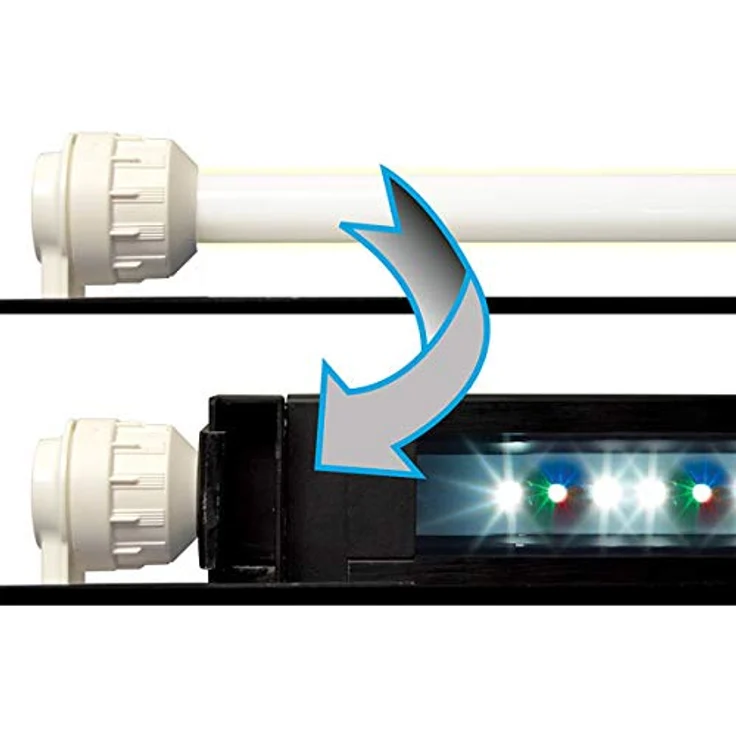 Fluval AquaSky 2.0, LED Aquariumbeleuchtung mit 27 W, steuerbar über Fluval SmartApp, 6.500 K Licht mit Farbnuancen und Wettereffekten – Bild 4