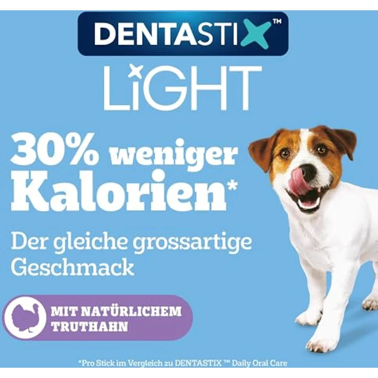 Pedigree Dentastix Light, Zahnpflege Snack für kleine Hunde (3 - 10 kg), 35 Stück, kalorienreduziert mit natürlichem Truthahn – Bild 6