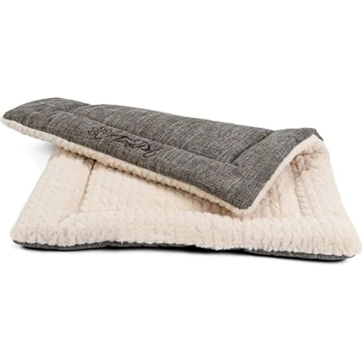 TrendPet Hundedecke Heaven, gefütterte Wendedecke für Hunde und Katzen, 4 cm dicke Füllung, beige – Bild 1