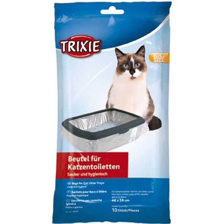 TRIXIE Katzentoilette TR Toil. Beutel 59x46cm, für eine hygienische Katzenhaltung – Bild 2