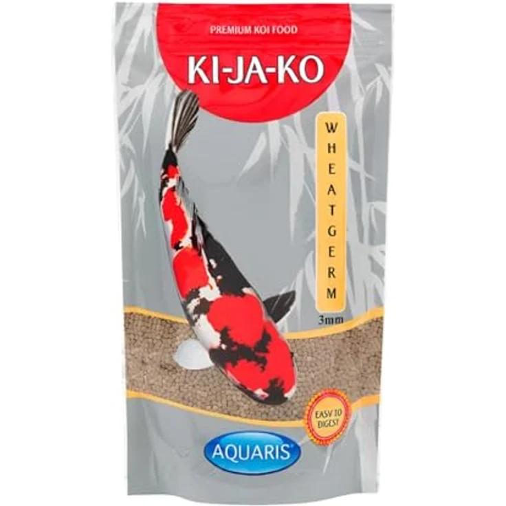 KI-JA-KO Wheatgerm Premiumfutter für Kois, 10 kg / 3 mm, reich an Weizenkeimen, ideal für Frühling und Herbst, mit Prä- und Probiotika, ohne Carotinoide – Bild 1