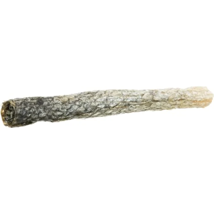 TRIXIE Lachshaut Hundesnack, gerollt, 12,5 cm, 100% natürliche Monoprotein-Quelle, reich an Omega-3 und Omega-6 Fettsäuren, für Allergiker geeignet, 70 g, 31576 – Bild 3