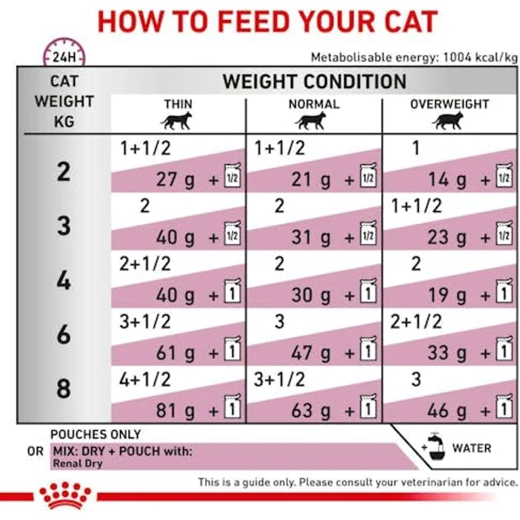 Royal Canin Veterinary RENAL, Katzenfutter mit Rind, 12x85g, zur Unterstützung der Nierenfunktion – Bild 7