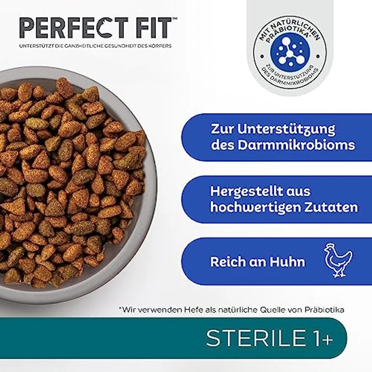 Perfect Fit Katze Sterile 1+, Trockenfutter mit Huhn, 7kg – Bild 6