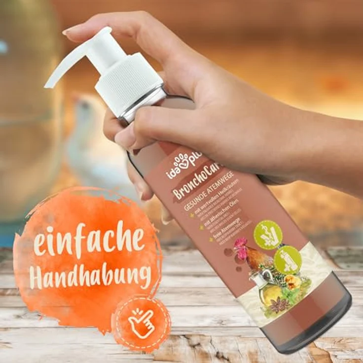 Ida Plus BronchoCare 200 ml für Hühner & Küken, Unterstützung der Atemwege mit ätherischen Ölen gegen Hühnerschnupfen – Bild 3