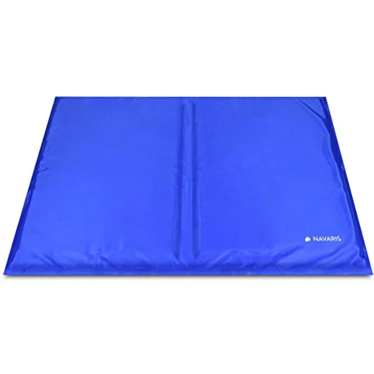 Navaris Hundematratze Kühlmatte für Hunde/Katzen, selbstkühlendes Kühlkissen Pad, 40x50cm, blau – Bild 8