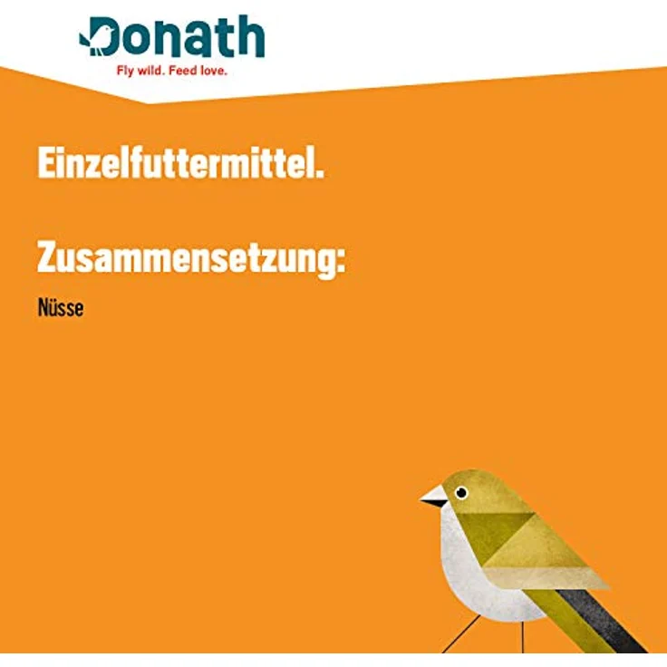 Donath Erdnüsse gehackt, reich an natürlichem Fett, ganzjähriges Wildvogelfutter, 1 Kg – Bild 5