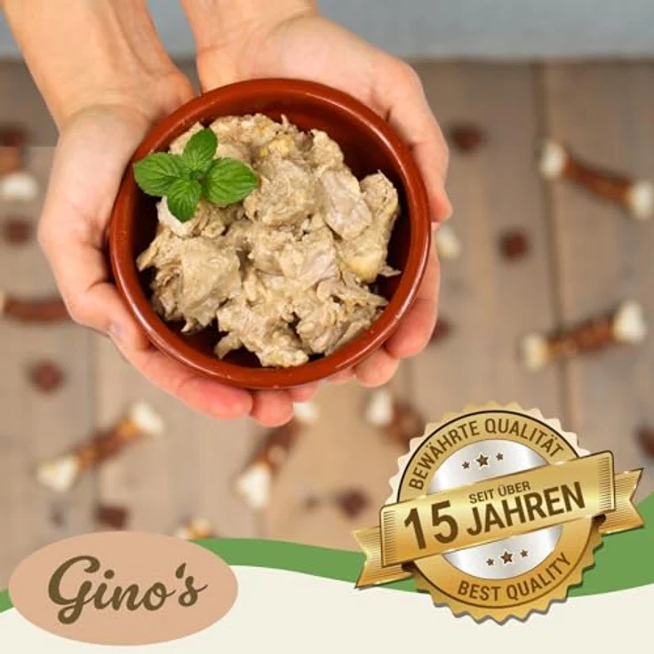 Lyra Pet® Lecker.Pet® Gino's, Josie's, Luna's & Paula's Hundefutter Nassfutter Mix, 24 x 400 g, 100% Fleisch & Gemüse, getreidefrei, ohne Zusatzstoffe, reich an Proteinen – Bild 3