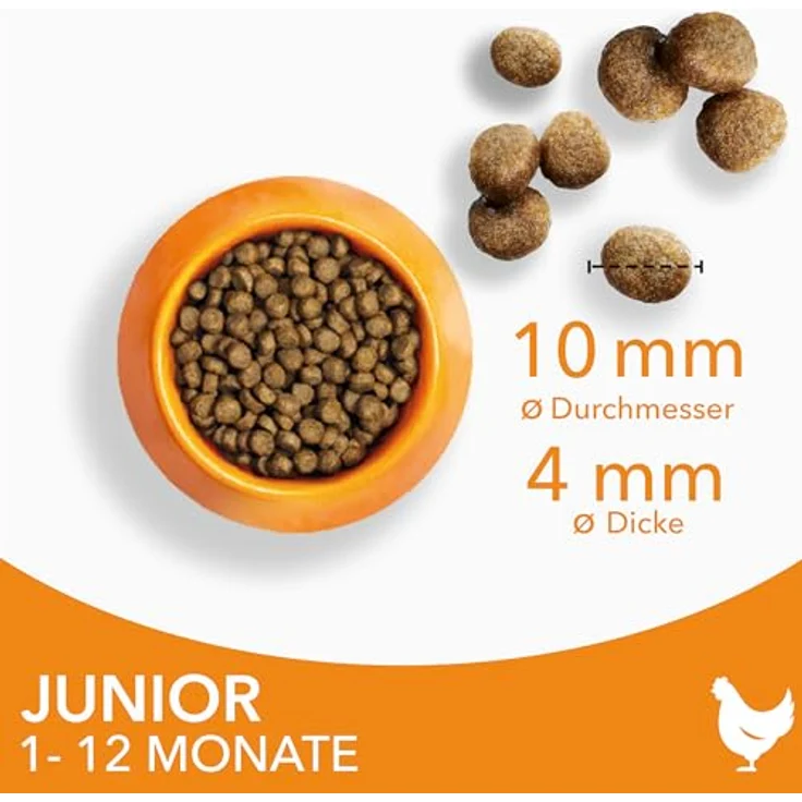 IAMS Advanced Nutrition Kitten, Trockenfutter mit Frischem Huhn, Sparpaket: 2 x 10 kg, ohne Weizen, reich an tierischen Proteinen und Omega-Fettsäuren – Bild 3