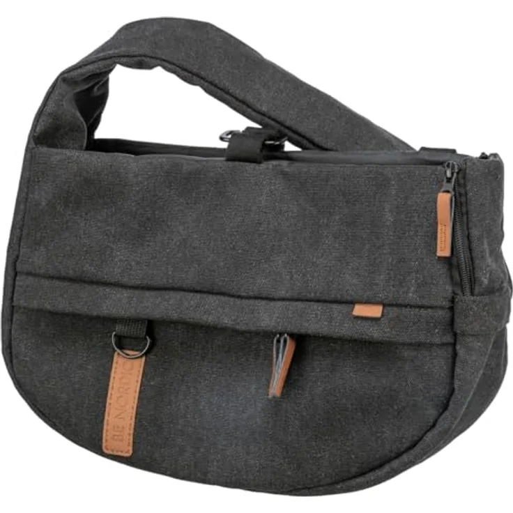 TRIXIE be Nordic Hundetasche Ingrid, transportable Tragetasche für Hunde, schwarz – Bild 2