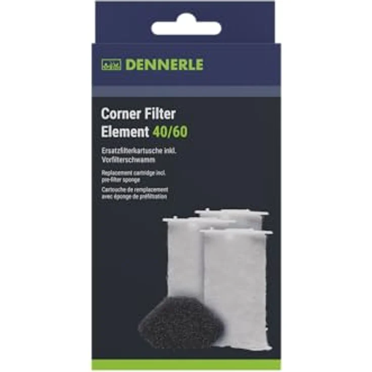 Dennerle Nano Eckfilter Ersatzkartusche 3er – Bild 3