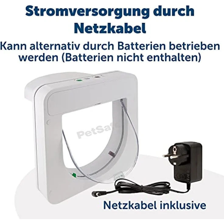 PetSafe Petporte Smart Flap Mikrochip Katzenklappe, Automatischer Zugang mit Chip-Erkennung, Für Katzen bis 7 kg, Installierbar in Wänden oder Türen – Bild 3