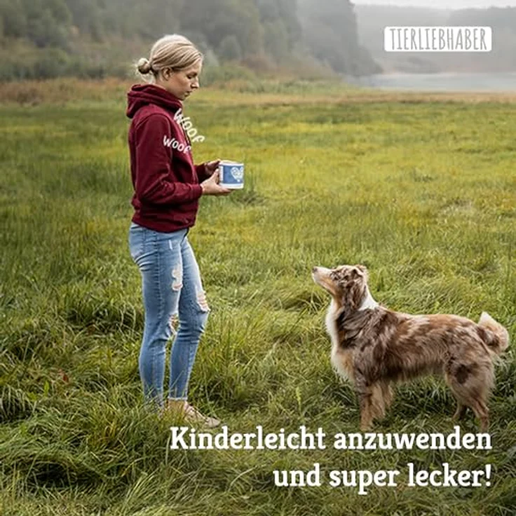 TIERLIEBHABER Z-Snack (350g) | Natürlicher Hundesnack mit Schwarzkümmelöl und Kokosraspeln | 2 Monatsrationen für mittelgroße Hunde – Bild 3