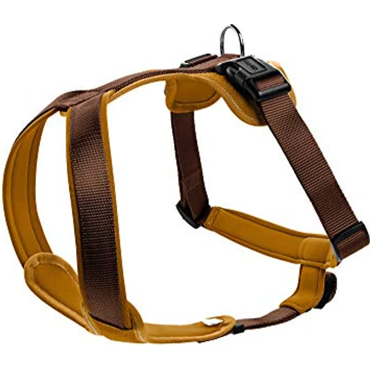 Hunter Hunde-Geschirr Neopren braun-karamell M 1 – Bild 2