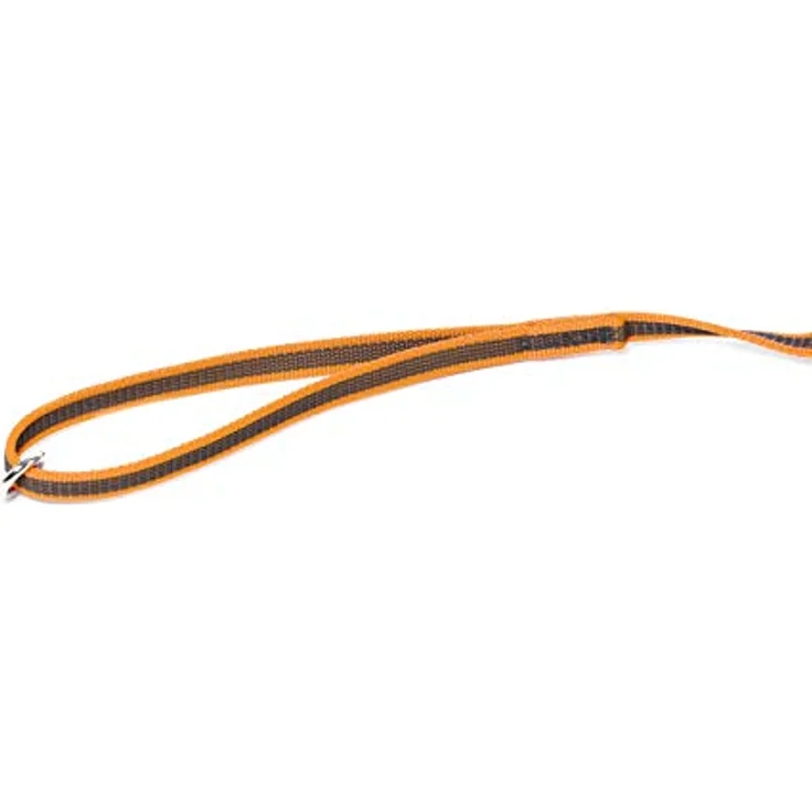JULIUS K-9 IDC Color & Gray gumierte Hundeleine, 14 mm x 1,2 m mit Schlaufe und O-Ring, orange-grau, wetterbeständig und leicht zu reinigen – Bild 4