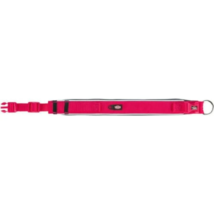 TRIXIE Prem Halsband, extra breit, S-M, 33-42 cm, Neopren gepolstert, Fuchsia – Bild 2