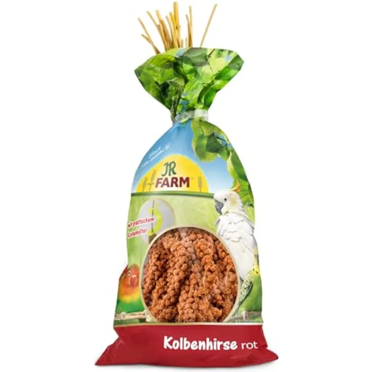 JR FARM Birds Kolbenhirse rot, gesundes Vogelfutter mit vitalisierenden Inhaltsstoffen, 250 g