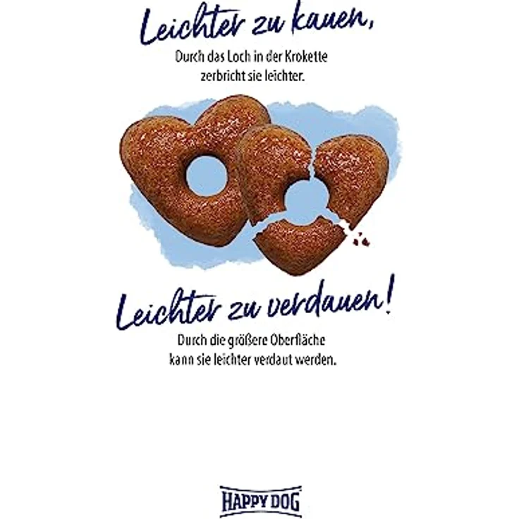 Happy Dog Supreme fit & vital Junior, 10 kg Hunde-Trockenfutter mit 5 wertvollen Proteinen, weizenfrei, unterstützt Gelenke – Bild 3