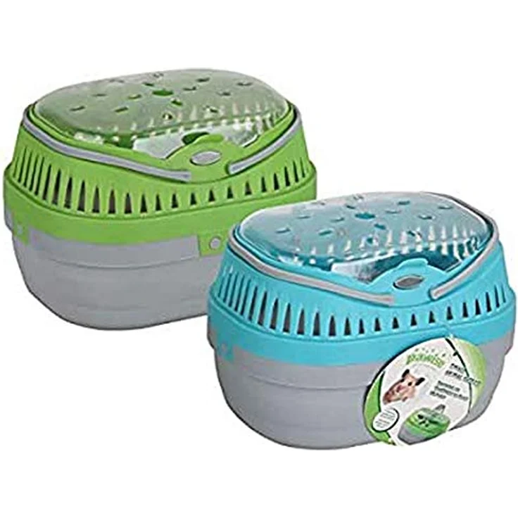 Pawise Tiertransportbox Small Pet Carrier M, robuster Transportkäfig für Ratten, Meerschweinchen und Chinchillas, 29x23x22cm – Bild 2