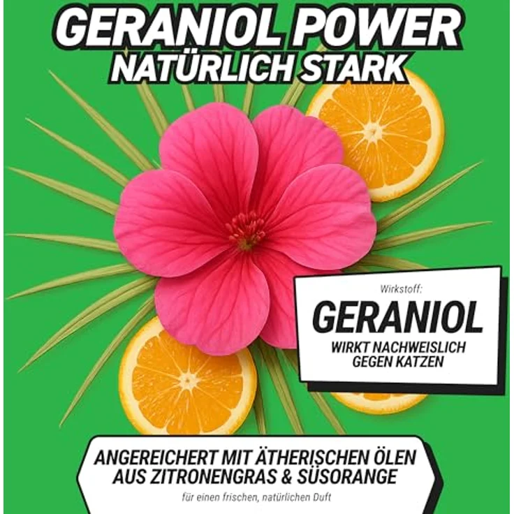RepellShield® Katzenabwehrspray, Natürliches Katzenschreck Spray mit Geraniol, 250ml, ohne Flecken & Rückstände – Bild 3