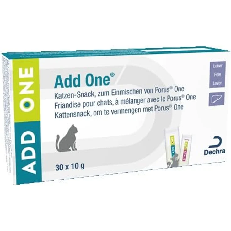 Porus Add One Leberwurst, Ergänzungsfuttermittel für Katzen, Doppelpack (2 x 30 x 10 g), ideal zum Einmischen von Porus One – Bild 2