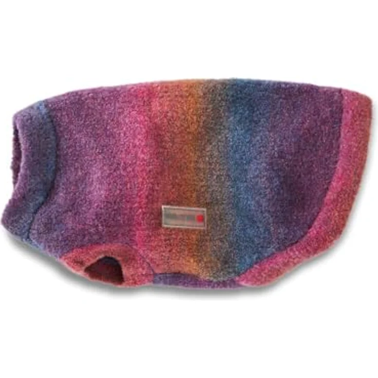 WOLTERS Strickpullover Rainbow, wärmender Hundepullover aus elastischem Strickmaterial, Größe: 20 cm – Bild 1