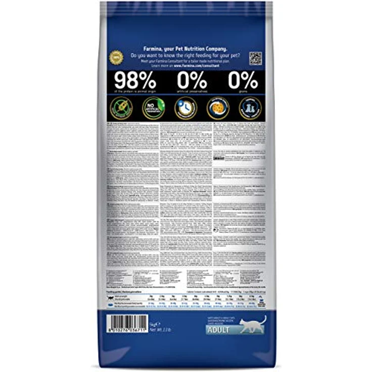 Farmina Ocean Hareng & Orange, Katzen-Trockenfutter für adulte Katzen, 5,00 kg – Bild 2