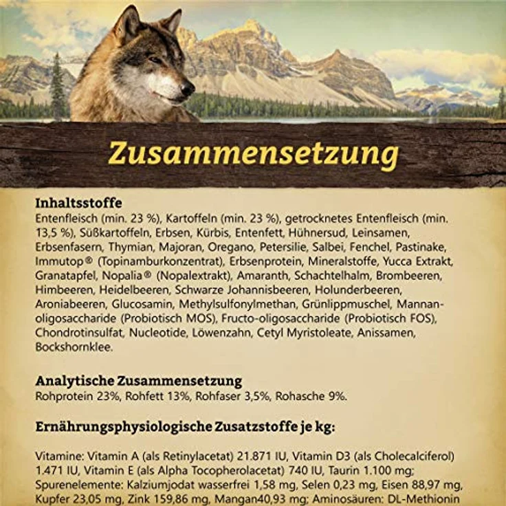 Wolfsblut Wild Duck Large Breed, 12,5 kg Trockenfutter für Hunde mit Ente, getreidefrei, ohne Gluten und chemische Zusätze, enthält Gelenkschutz PLUS – Bild 4