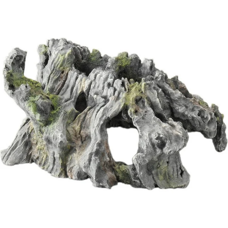 Europet-Bernina Aquariendeko Stein Driftwood grau, ungiftige Aquariumdekoration aus Polyesterharz für Süß- und Meerwasser