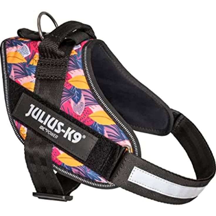 JULIUS K-9 IDC Powergeschirr M, Leaf 2 - Reflektierendes, verstellbares, atmungsaktives Hundegeschirr mit Logo-Feld, Oeko-TEX zertifiziert, für kleine, mittlere & große Hunde – Bild 3