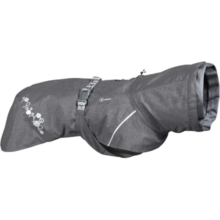 Hurtta Monsoon Coat II, Hundemantel, wasserdicht mit verstellbarem Gurtband, BlackBerry, 30 cm – Bild 2