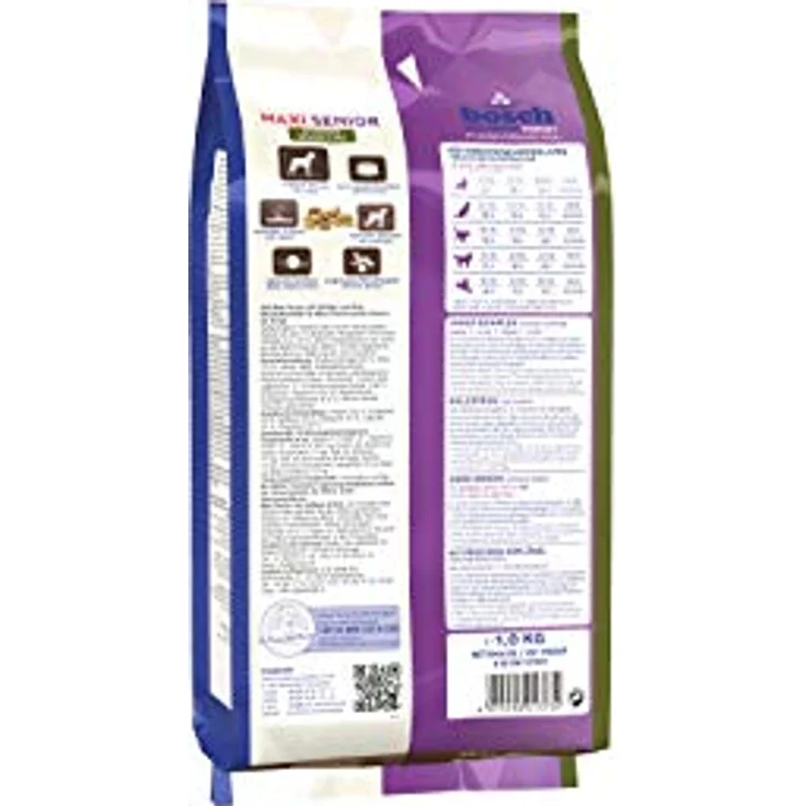 bosch HPC Maxi Senior Hundetrockenfutter, mit frischem Geflügel & Reis, weizenfrei, für ältere Hunde großer Rassen (ab 25 kg), 1 x 1 kg – Bild 2