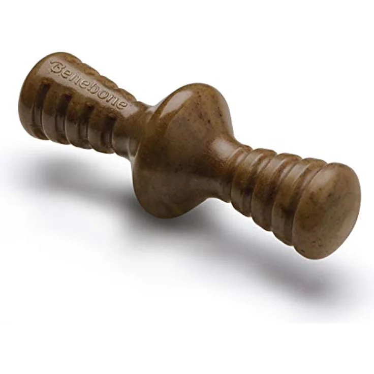 Benebone Zaggler Rollendes Kauspielzeug für Hunde, echter Speckgeschmack, Größe Large, strapazierfähiges Nylon – Bild 1