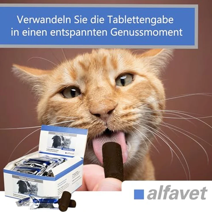 alfavet FeliGum Trojaner, Formbare Leckerli für Katzen & Hunde, Stressfreie Tablettengabe, 6 x 10 g – Bild 4