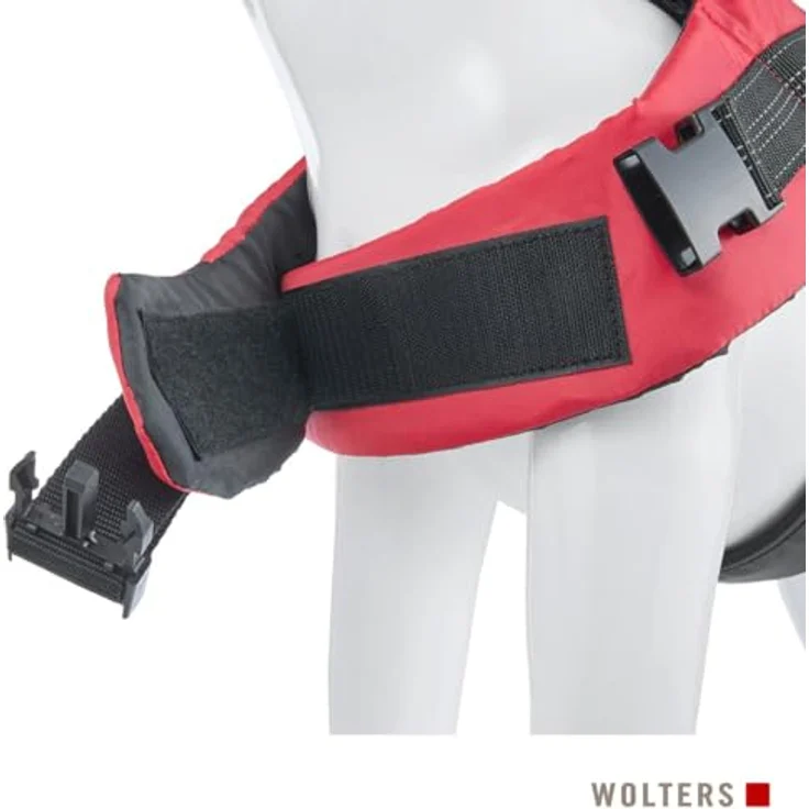 Wolters watchout Schwimmweste für Hunde, Größe M, mit optimalem Auftrieb und robustem, reflektierendem Material – Bild 4