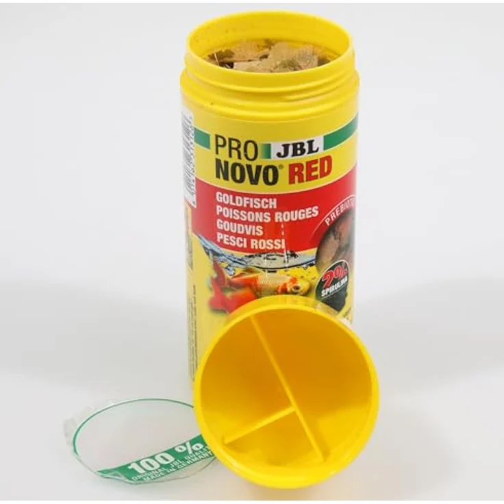 JBL PRONOVO RED FLAKES M, Prebiotisches Goldfischfutter mit Astaxanthin für optimale Farbausbildung, 250 ml – Bild 5