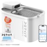PETKIT Intelligenter Haustier Trinkbrunnen 3L, Edelstahl & BPA-frei, Flüsterleise mit Bewegungssensor & App-Steuerung, Spülmaschinenfest