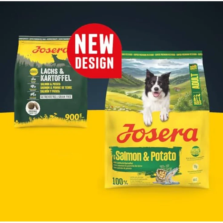 Josera Adult Lachs & Kartoffel, Premium Trockenfutter für ausgewachsene Hunde, 3 kg, getreidefrei, Monoprotein mit 100% Lachs, für gesunde Haut und schönes Fell – Bild 2