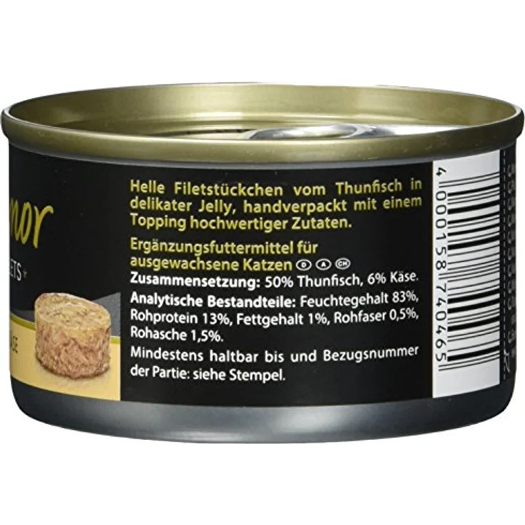 Miamor Feine Filets Thun & Käse, Katzen-Nassfutter ohne Leber und Innereien, 24x100g, leicht verdaulich und fettarm – Bild 3