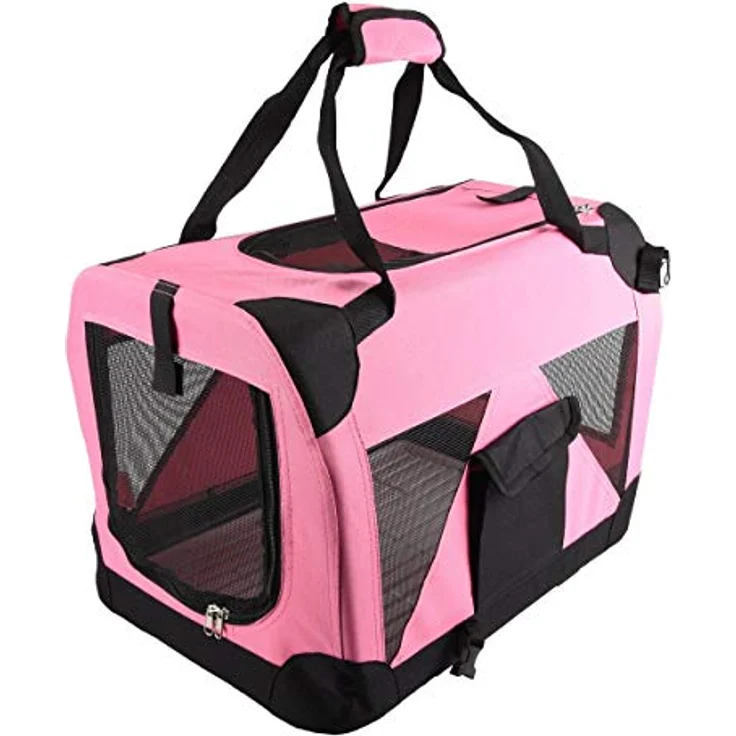 Karlie Hunde-Transportbox Transportkäfig Fun, pink – Bild 3