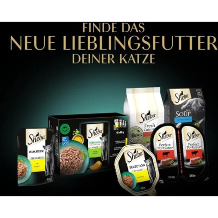 Sheba Creamy Snacks Multipack, Katzenfutter mit 3 Sorten (Huhn, Lachs, Rind), 18x12g – Bild 14