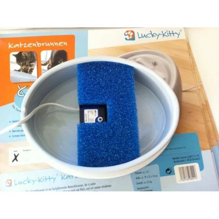 Lucky-Kitty Langhaar-Dauerfilter, Original-Zubehör für Keramikbrunnen, schadstofffrei, auswaschbar & wiederverwendbar, Ökotex-zertifiziert – Bild 2