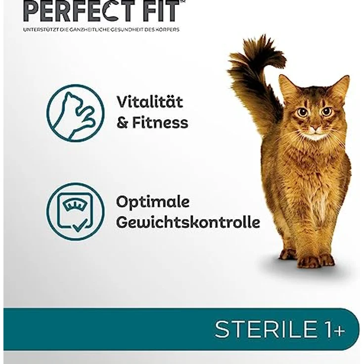 Perfect Fit Katze Sterile 1+, Trockenfutter mit Huhn, 7kg – Bild 3
