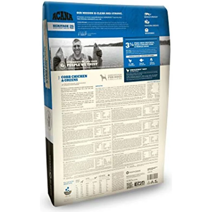 Acana Heritage Adult Dog, 17 KG Trockenfutter für ausgewachsene Hunde mit hochwertigem Fleischanteil – Bild 3